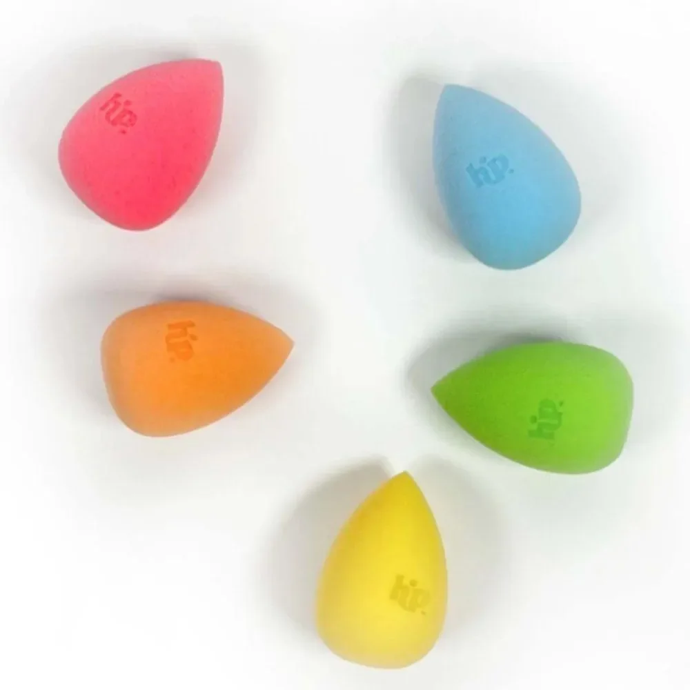 NIB HipDot 5-pc Mini Makeup Sponge Set - Picture 1 of 4